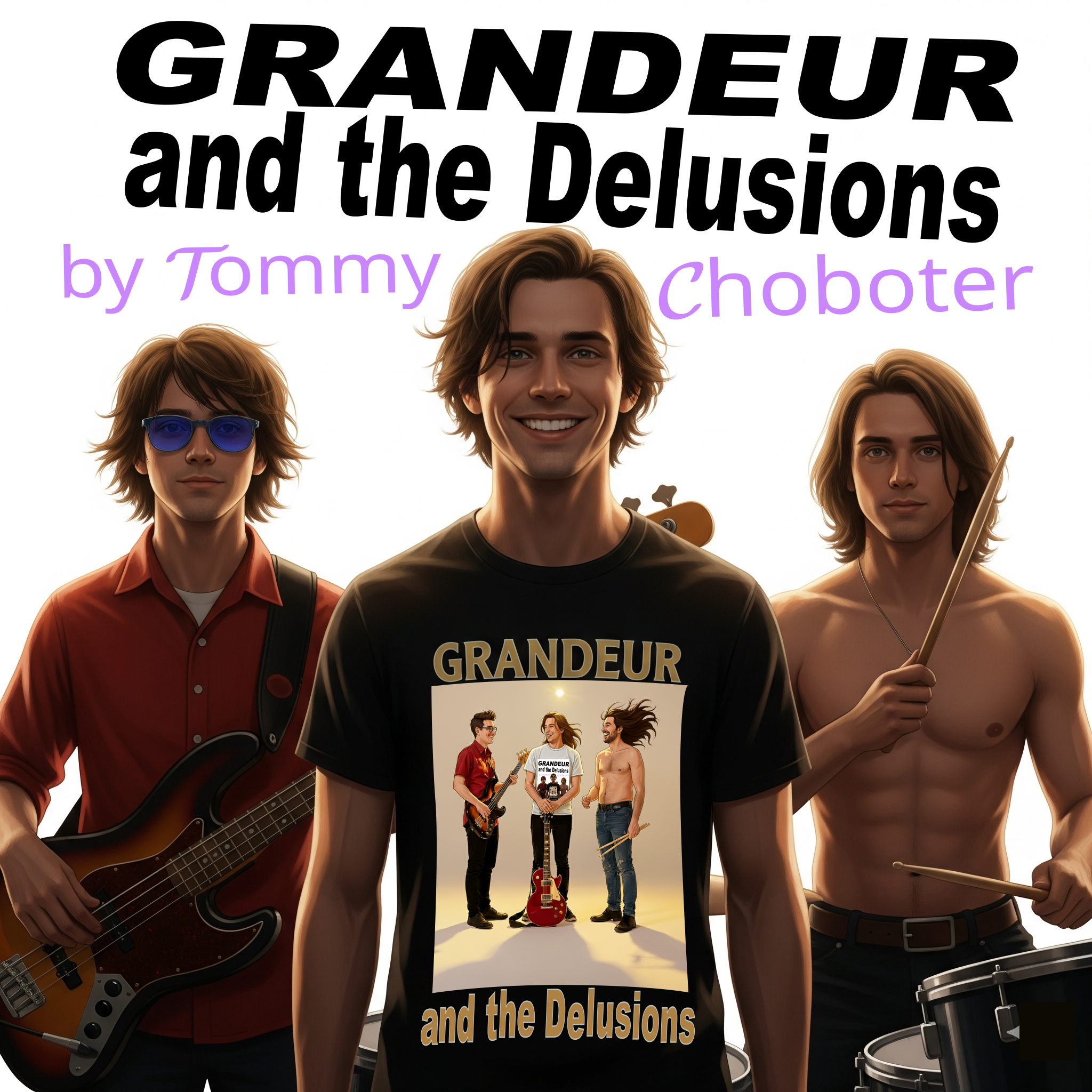 A placeholder photo of the band Grandeur and the Delusions